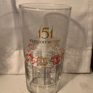 Kentucky Derby 151 Commemorative Glass